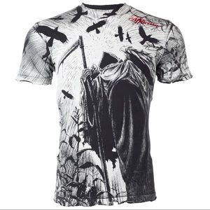 AFFLICTION Men's T-Shirt CORN REAPER